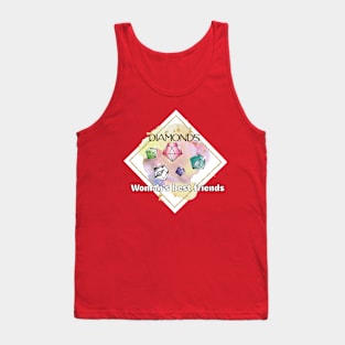 Colored diamond Tank Top